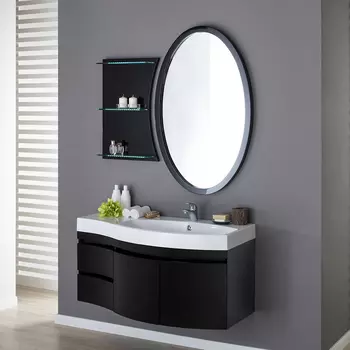 Мебель для ванной Aquanet Опера 115 черная R