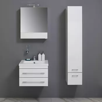 Мебель для ванной Aquanet Верона 58 подвесная белая