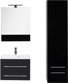 Мебель для ванной Aquanet Верона 58 подвесная черная