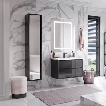 Мебель для ванной AQUATON Римини New 80 черная