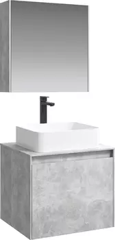 Мебель для ванной Aqwella 5 stars Mobi 60 бетон светлый