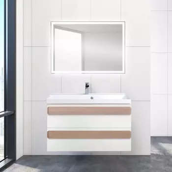 Мебель для ванной BelBagno Aurora 90 bianco opaco
