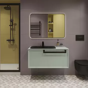 Мебель для ванной Belinza Enrika 100 зеленая