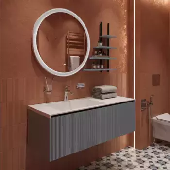 Мебель для ванной Belinza Vision 120 ледяная синева