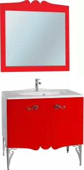 Мебель для ванной Bellezza Эстель 80 красная
