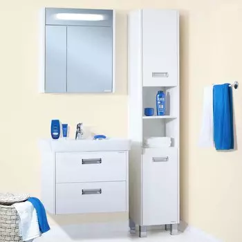 Мебель для ванной Бриклаер Палермо 70/3 подвесная, с 2 ящиками