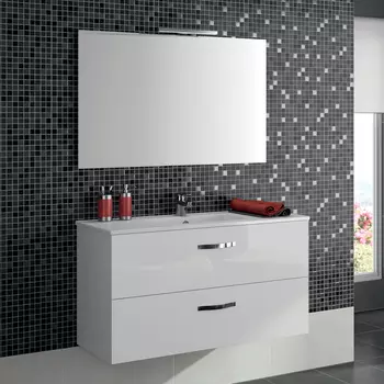 Мебель для ванной Jacob Delafon Ola 100 белый блестящий