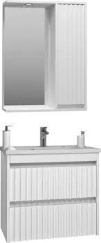 Мебель для ванной комнаты Brevita Balaton 65, белая