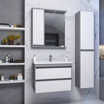 Мебель для ванной комнаты Brevita Balaton 75, комбинированная