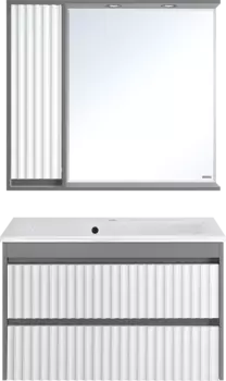 Мебель для ванной комнаты Brevita Balaton 90, комбинированная