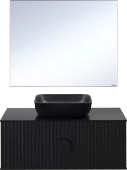 Мебель для ванной комнаты Brevita Richard 105 черная