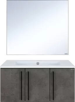 Мебель для ванной комнаты Brevita Rock 90 бетон темно-серый