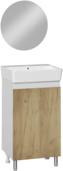 Мебель для ванной комнаты DIWO Кострома 50 напольная, дуб крафт