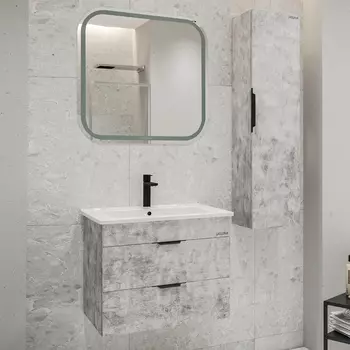 Мебель для ванной комнаты Grossman Кросс 65 бетон