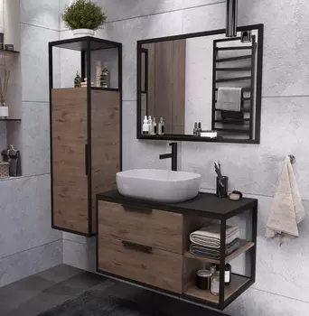 Мебель для ванной комнаты Grossman Лофт 90 веллингтон, раковина GR-3020