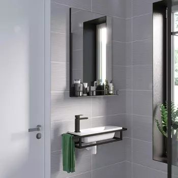 Мебель для ванной комнаты Grossman Метрис 50 полотенцедержатель с двух сторон