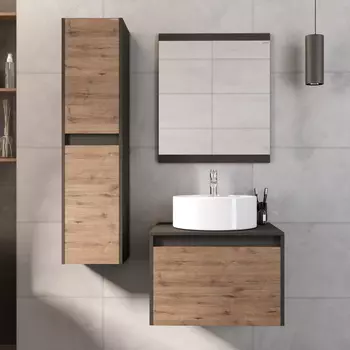 Мебель для ванной комнаты Grossman Смарт 60 веллигтон, графит