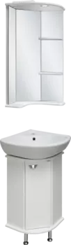 Мебель для ванной комнаты Runo Браво 40 угловая