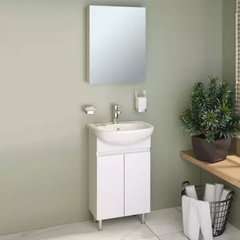 Мебель для ванной комнаты Runo Лада 50 белая