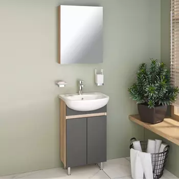 Мебель для ванной комнаты Runo Лада 50 графит