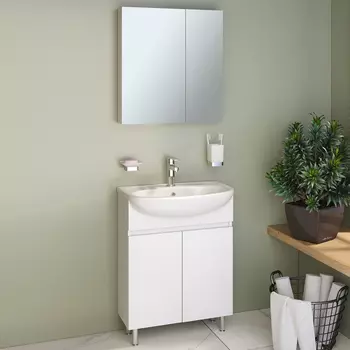 Мебель для ванной комнаты Runo Лада 60 белая