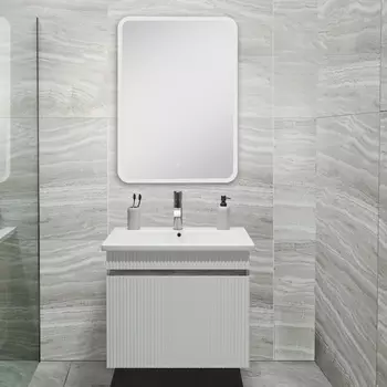 Мебель для ванной комнаты Runo Модена 65 железный камень