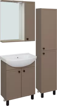 Мебель для ванной комнаты Runo Римини 65 бежевая