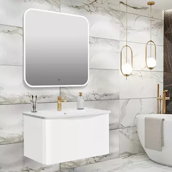 Мебель для ванной комнаты Runo Тоскана 80 белая