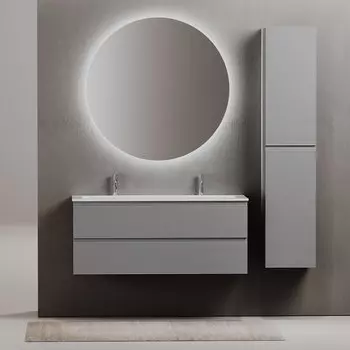 Мебель для ванной комнаты Sancos Folk 120 на двоих, ergraut soft