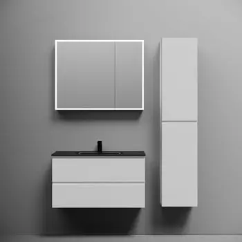 Мебель для ванной комнаты Sancos Folk 90 bianco, раковина CN7002MB