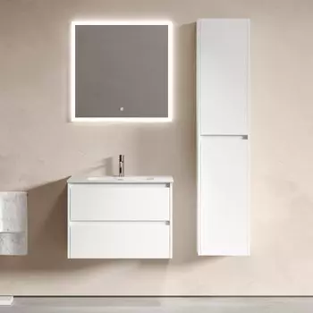 Мебель для ванной комнаты Sancos Libra 70 белый глянец, раковина белая