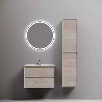 Мебель для ванной комнаты Sancos Marmi 2.0 70 дуб галифакс натуральный, раковина CN7007