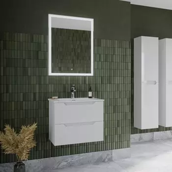 Мебель для ванной комнаты Sancos Norma 2.0 60 см белый глянец