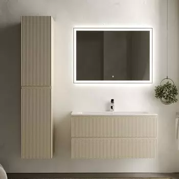 Мебель для ванной комнаты Sancos Snob R 100 см, beige soft