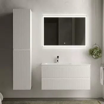 Мебель для ванной комнаты Sancos Snob R 100 см, L, bianco