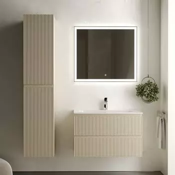 Мебель для ванной комнаты Sancos Snob R 80 см, beige soft