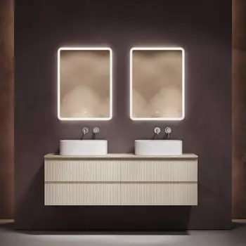 Мебель для ванной комнаты Sancos Snob R 160 beige soft, столешница бежевая TT160A2, раковина CN6052