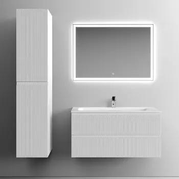 Мебель для ванной комнаты Sancos Snob T 100 см, bianco