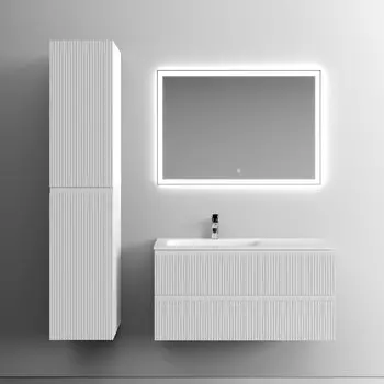 Мебель для ванной комнаты Sancos Snob T 100 см, L, bianco