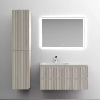 Мебель для ванной комнаты Sancos Snob T 100 см, L, beige soft