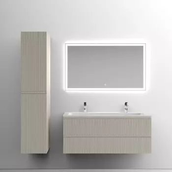 Мебель для ванной комнаты Sancos Snob T 120 см, beige soft, раковина CN7016