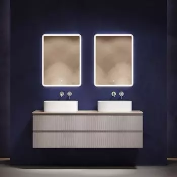 Мебель для ванной комнаты Sancos Snob T 160 doha soft, столешница бежевая TT160A2, раковина CN6052