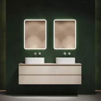 Мебель для ванной комнаты Sancos Snob T 160 beige soft, столешница бежевая TT160A2, раковина CN6052