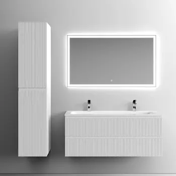 Мебель для ванной комнаты Sancos Snob T 120 см, bianco, раковина CN7016