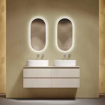 Мебель для ванной комнаты Sancos Snob T 140 beige soft, столешница бежевая TT140A2, раковина CN6075