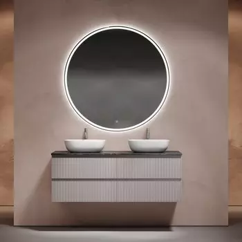 Мебель для ванной комнаты Sancos Snob T 160 doha soft, столешница черный мрамор TT160A1X, раковина CN6009