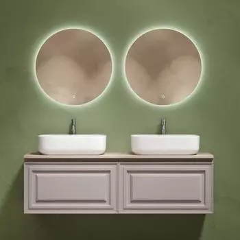 Мебель для ванной комнаты Sancos Very 140 doha soft, столешница бежевая TT140A2X, раковина CN5043