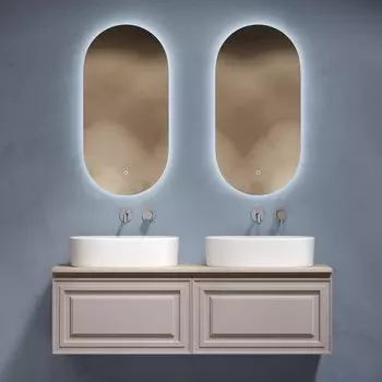 Мебель для ванной комнаты Sancos Very 140 doha soft, столешница бежевая TT140A2, раковина CN6075