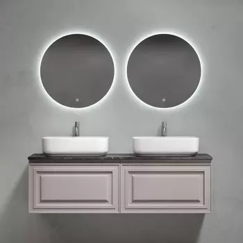 Мебель для ванной комнаты Sancos Very 140 doha soft, столешница черный мрамор TT140A1X, раковина CN5043