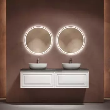 Мебель для ванной комнаты Sancos Very 160 bianco, столешница черный мрамор TT160A1X, раковина CN6009